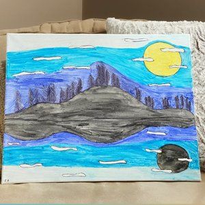 Mirror Lake Painting